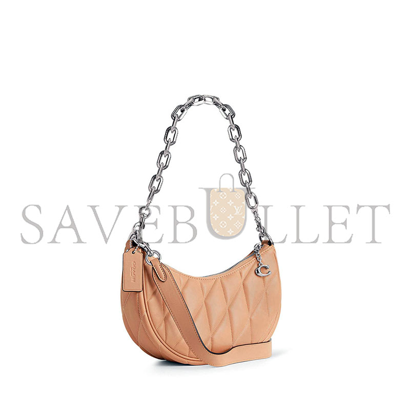 COACH MIRA QUILTED SHOULDER BAG IN LEATHER (24*15*6cm) 
